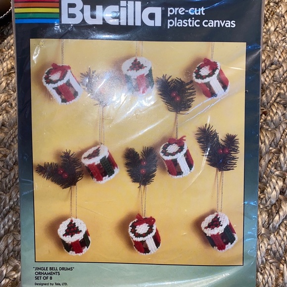 Bucilla jingle bell drums ornaments 61047 - Picture 1 of 2